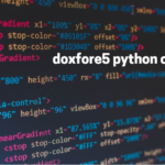 Doxfore5 Python Code