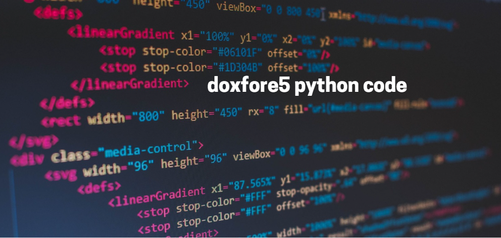 Doxfore5 Python Code