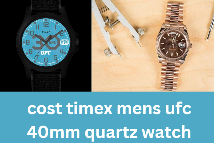 cost timex mens ufc 40mm quartz watch