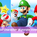 nintendo character in purple overalls nyt