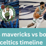 dallas mavericks vs boston celtics timeline